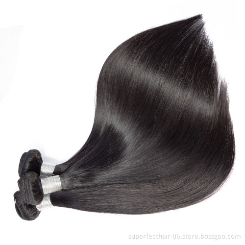 Ali Grace 10 A Grade Cuticle Aligned Straight Hair Bundles With Closure
